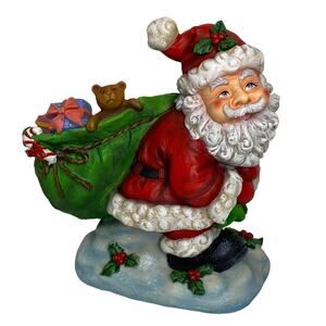 Santa Candy Bowl Holiday Christmas Decor